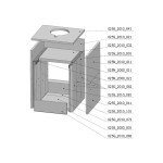 Šamotová komora komplet KV 025N 01 BD 